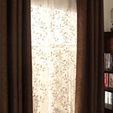 Popxstar Luxury Art Living Room Curtains Sheer Curtain Flowers Bedroom Window Curtain Kitchen Curtains Modern Home Decor Aesthetic rideau