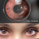 Popxstar 1 Pair Myopia Eyes Colored Lenses with Diopter Comfort Wearing Eyes Contacts Lenses Prescription Yearly Use