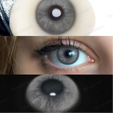Popxstar 1 Pair Colorcon Colored Contact Lenses with Degree Myopia Lenses Blue Eye Lenses High Quality Natural Contact Lenses