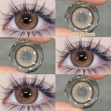 Popxstar  New Green Contact Lenses Beauty Eye lenses Myopia Color Contact Lenses for Eyes Natural Color Pupils Blue Lens 2pcs/pair