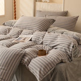 Popxstar  Winter Flannel Solid Color Duvet Cover for Winter Soft Warm Keep Warm Bed Quilt Covers Milk Velvet Queen King Bed Home Textiles