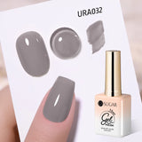 popxstar UR SUGAR 15ml Jelly Milky White Translucent Color Gel Polish Semi Permanent UV Gel Nail Art Soak Off Gel Varnish Latest Fashion
