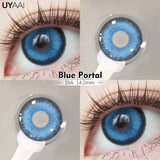 Popxstar  Fashion1 Pair  Color Contact Lenses High Quality Lenses Blue Myopia Lenses Makeup Gradient Lenses