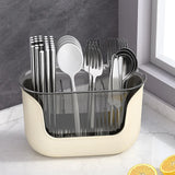 Chopstick Holder Storage Box Kitchen Countertop Utensil Drain Rack and Storage Compartment