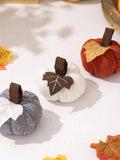 Popxstar 1PC Home Decoration Ornaments Thanksgiving Harvest Day Knitted Pumpkin Can Be Used as Ornaments, Banners, Banners, and Flags
