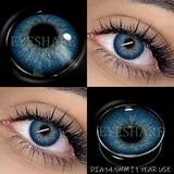 Yearly Use black Color Contact Lenses Cosmetic Natural Contact Lenses Soft Eye Lenses Beauty Pupils 1 Pair 14.2mm