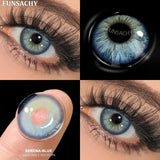 Popxstar  Fashion Color Contact Lenses for Eyes 1 Pair Korean Soft Natural Lenses Gray Pupils Eye Makeup Contacts Blue Brown Lens