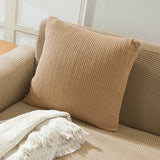 Popxstar Jacquard Cushion Cover 45cm*45cm Square Throw Pillows for Sofa Living Room Home Decorative Solid Color Pillowcase Decoration