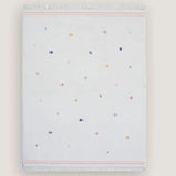 Popxstar Cute Round Rectangular Living Room Carpets Spot Pattern Bedroom Carpet White Tassel Children's Room Rugs Non-slip Study Rug 양탄자