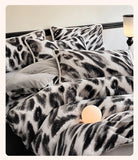 Latest Printing Silk Velvet Winter 4pcs Bedding Sets Luxurious Design Warm Quilt Cover Bedspread Pillowcases for Bedroom