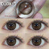 Popxstar  1 Pair New Eyes  Myopia Contacts Lenses with lentile contact color Brown Lenses 1 Year service life Free Shipping