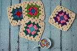 Popxstar  Handmade Original 12cm Trade Hand Crochet Doilies Pad Handmade Cup Mat Photo Props Placemat Decorative Mat 20pcs/lot