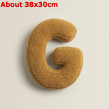Popxstar  Ins 26 English Letters Plush Throw Pillow Soft Stuffed Kids Toys Dolls Sofa Cushion Room Decor Shooting Props for Children Gifts