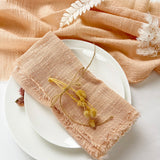 Popxstar 10PCS Set Semi-Sheer Gauze Wedding Table Runner Sage Green Cheesecloth Table Dining Party Christmas Banquets Arches Cake Decor
