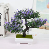Popxstar Artificial Plants Bonsai Small Tree Pot Fake Plant Flowers Potted Ornaments For Home Room Table Decoration Hotel Garden Decor