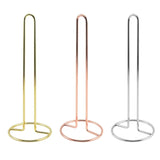 Popxstar Northern European Ins Gold Wrought Iron Tissue Holder Napkin  Stand Desktop Storage Rack Dining Table Kitchen  Roll