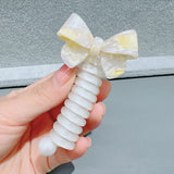 Popxstar Japanese Fashion Style Spiral Hair Tie Metal Tpu Hair Ties for Girls and Women Hair Accessories