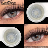 2pcs Natural Color Contact Lenses for Eyes Soft Lenses Colorful Beauty Pupils Gray Brown Contacts Yearly Blue Eye Lens