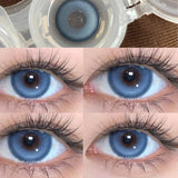 Popxstar 1 Pair Colored Contact Lenses for Eyes Natural Look Brown Lenses Blue Lenses Gray Eye Contact Fashion Lenses