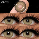 Color Contact Beauty Green Contact Lenses for Eyes Natural Lenses Blue Contacts for Women Eyes Makeup Gray/Brown Fashion