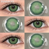 Popxstar  1 Pair New Color Contact Lenses for Eye Beautiful Pupil Fashion Blue Soft Lenses Gray Natural Contacts Yearly Cosmetics