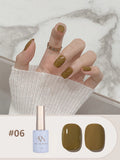 12ML Maillard Tortoise Shell Gelly Amber Gel Nail Polish Brown Nails Black Nails New Year Nails Nail Supplies