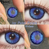 1pair Color Contact Lenses for Eyes Blue Purple with diopters Beauty Natural Pupils New Style Lens Contacts Fast Shipping