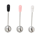 Popxstar  1pcs 304 Stainless Steel Rotating Tea Ball Infuser Long Handle Tea Strainer for Home Use, Safe Material for Household Use