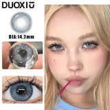 Popxstar  1Pair Contact Lenses for Eye color Lenses Sclera Blue Green Lenses Degree Prescription -0.00 to -8.00 Beauty Pupils