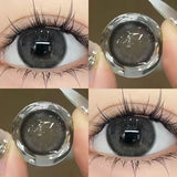 2pcs High Quality Korean Natural Lenses Color Contact Lenses for Eyes With Diopters Prescription Fashion Beauty Pupil