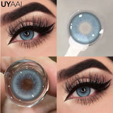 Popxstar  Color Contact Lenses For Eye Cosmetic Black Lens Makeup Beauty Green Eyes Contact Natural Brown Contact Eyes Makeup