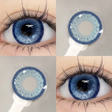 Popxstar  1 Pair Nature Color Contact Lenses Blue Lens for Eyes Contact Lens Purple Shipping Flash Soft Round Beautiful Pupils New