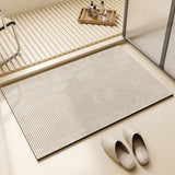 Popxstar Bathroom Carpet Toilet Foot Mats Absorbent Bathroom Mat Diatom Mud Floor Mat Non-Slip Bath Rug Toilet Doormat Quick Drying Rugs