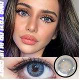 Popxstar 1 Pair Colorcon Colored Contact Lenses with Degree Myopia Lenses Blue Eye Lenses Green Lenses Natural Eye Lenses