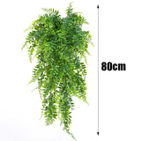 Popxstar 3/1pcs Artificial Plant Vine Home Decoration Hanging Plastic Leaf Grass Garland Outdoor Wedding Party Decorations Fake Rattan Ivy