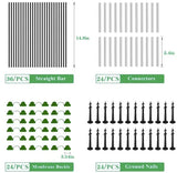 Popxstar Garden Net Plant Cover Rustproof Fiberglass Rods Insect Netting Arch Set Flower Vegetable Bird Protection Netting Plant Cover