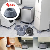 Popxstar 4 Pcs Washing Machine Foot Pads for Anti-Vibration Anti-Walk, Noise Reducing Anti Slip Anti Vibration Rubber Washing Machine Fee