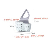 Popxstar  Kitchen Sink Holder Hanging Drain Basket Adjustable Soap Sponge Shelf Organizer Bathroom Faucet Holder Rack Kitchen Accessories