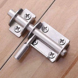 Popxstar Stainless Steel Door Latch Solid Sliding Bolts Latch Hasp Home Hardware Gate Safety Toilet Door Lock