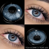 Yearly Use black Color Contact Lenses Cosmetic Natural Contact Lenses Soft Eye Lenses Beauty Pupils 1 Pair 14.2mm