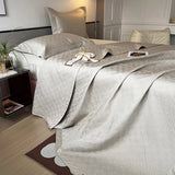 Popxstar  1000TC Egyptian Cotton Luxury Quilted Bedspread, King Size, Bed Cover, Mattress Topper Coverlet, Bed Sheet, Pillowcases 3/5Pcs