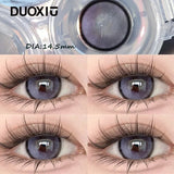 Popxstar  1Pair  Colored Lenses Eye Purple Pupils lenses Makeup Myopia Large Diameter Lenses 14.5MM Contact 1 Year Fast Shipping