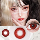 2pcs Graded Colored Contact Lenses JeweLens Anime Cosplay Softlens 14.2mm