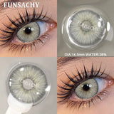 Popxstar  Fashion Colorcon Contact Lenses for Eyes Blue/Green/Brown Natural Lenses 1pair Yearly Cosmetics Pupils Color Eyes Lens