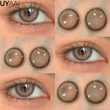 Eye Color Lens Beauty Black Lenses Natural Gray Colored Contact Lenses Big Eye Fashion Eyes Lenses Makeup Green Lens