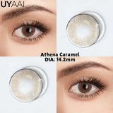Color Contact Beauty Green Contact Lenses for Eyes Natural Lenses Blue Contacts for Women Eyes Makeup Gray/Brown Fashion