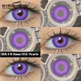 Halloween Colored Contact Lenses 2Pcs Cosplay Anime Cyber Makeup Blue Pink Color Contacts Red Eye Lens Fast Delivery