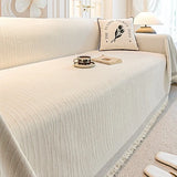 Popxstar  1PC Thick Fabric Sofa Cushion Sofa Cover Universal in All Seasons One-piece Home Textile Products Fashionable Minimalist Design