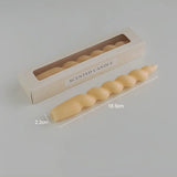 Popxstar Ins Style Spiral Long Rod Candle Scented Candle Aromatherapy Soy Wax Candles Wedding Birthday Candle Party Home Decoration