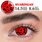 Popxstar  1 Pair Contact Lenses for Eyes Cosplay Lenses Anime Lenses Anime Accessories Halloween Lenses Black Lenses Pink Lens